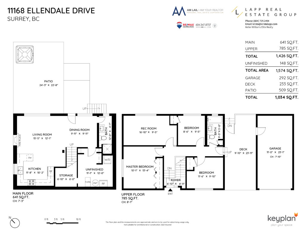 11168 Ellendale Dr, Surrey Floorplan For Sale Krista Lapp Am Lail
