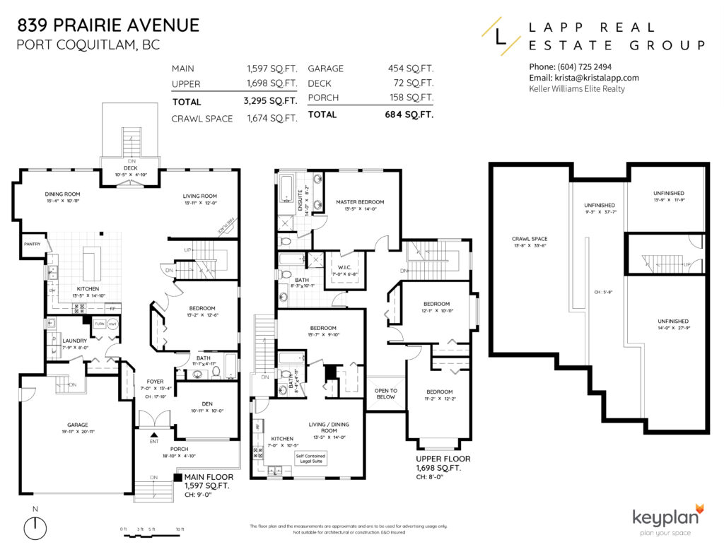 Coquitlam Realtor Krista Lapp 839 Prairie Avenue Port Coquitlam Floor Plan
