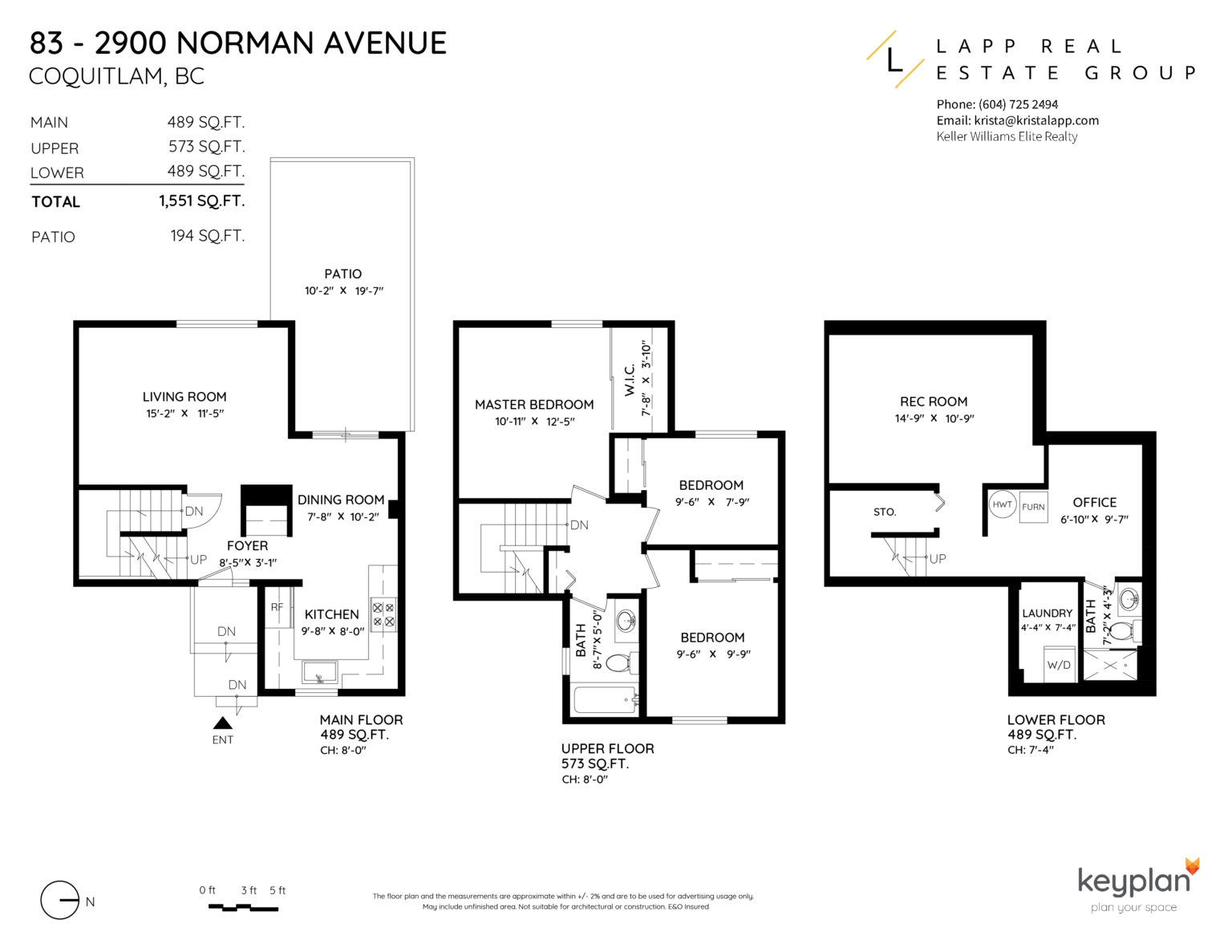 For Sale! 83 2900 Norman Avenue, Coquitlam, B.C.