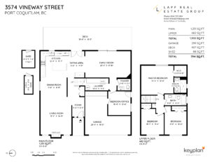 Coquitlam Realtor Krista Lapp 3574 Vineway St Port Coquitlam-Layout Floor plan