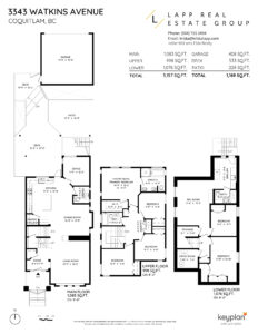 Burke Mountain Realtor Krista Lapp 3343 Watkins Ave Coquitlam Floor Plan 2