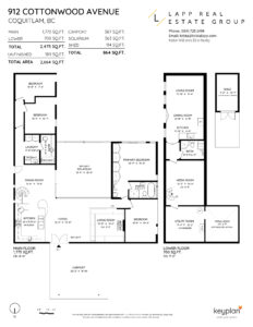 Coquitlam Realtor Krista Lapp 912 Cottonwood Ave Coquitlam Floor Plan