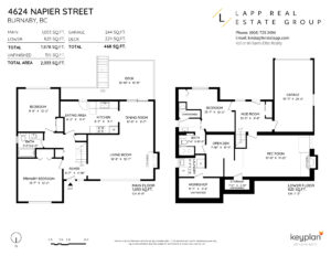 Krista Lapp Realtor 4624 Napier St Burnaby Floor Plan