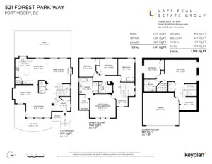 Krista Lapp 521 Forest Park Way Heritage Woods Port Moody Listings Floor Plan